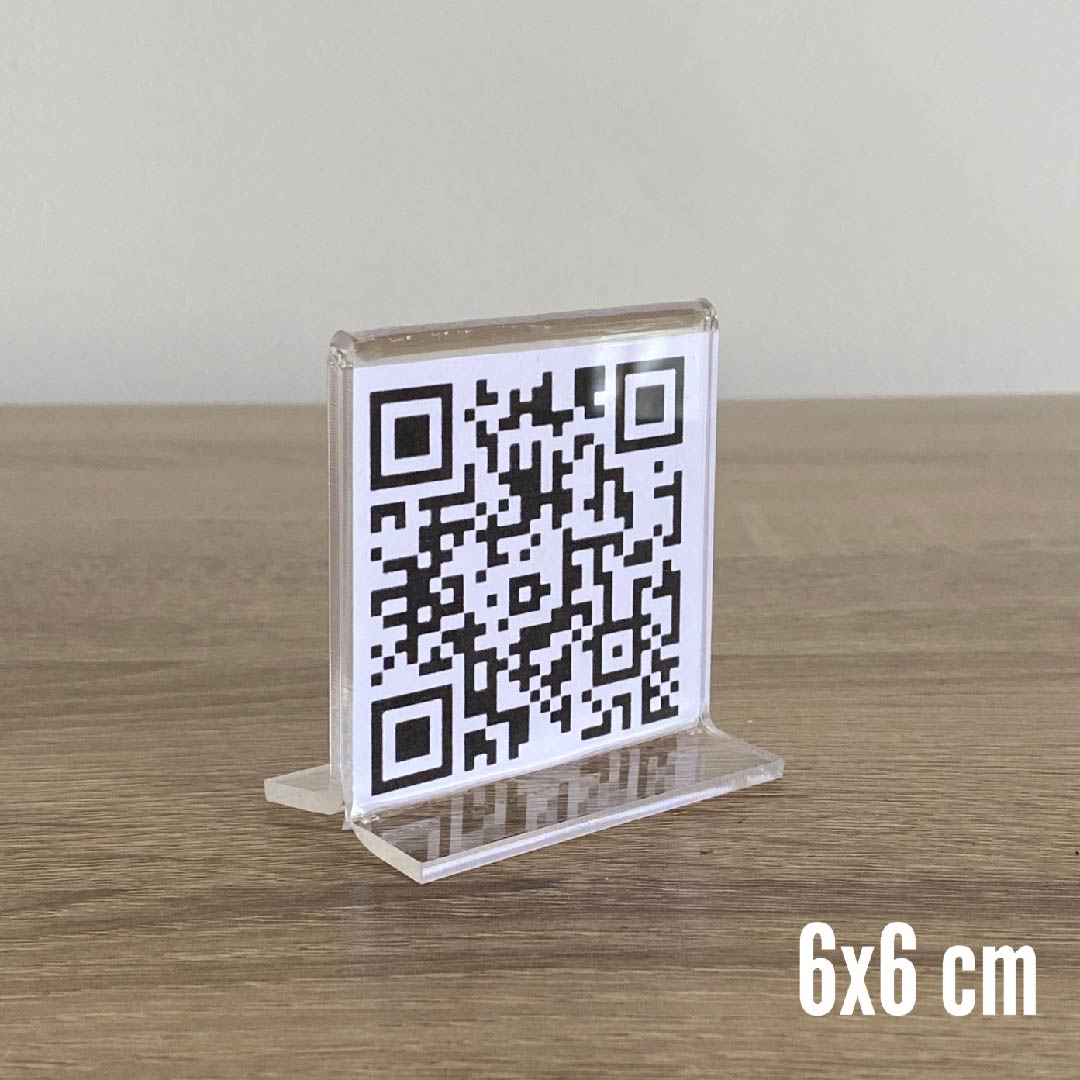 Porta Folleto 6x6cm Pack de 10 unidades