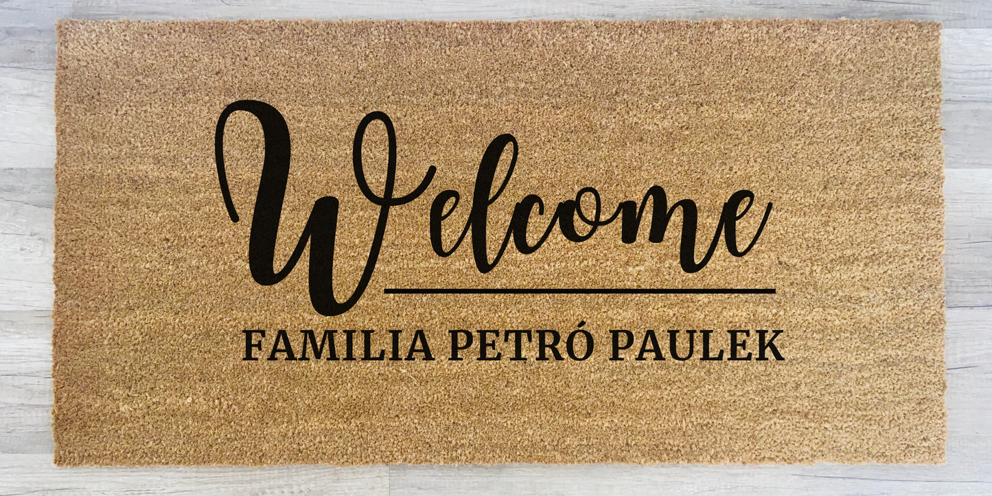 Limpiapies Welcome L - Personalizado