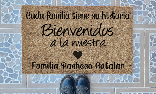 Limpiapies Cada Familia tiene su Historia
