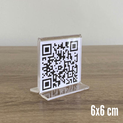 Porta Folleto 6x6cm Pack de 10 unidades