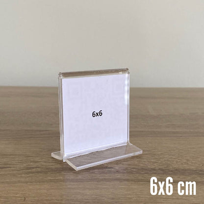 Porta Folleto 6x6cm Pack de 10 unidades