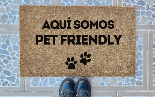 Limpiapies Aqui Somos Pet Friendly